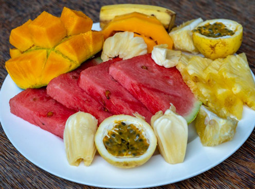 Assiette de fruits de saison